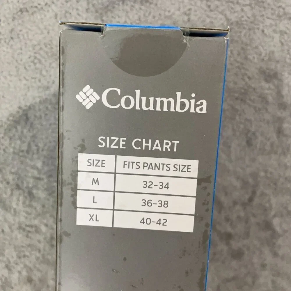 NEW Columbia Leather Belt XL 40-42 Black With Metal Buckle Durable & Stylish